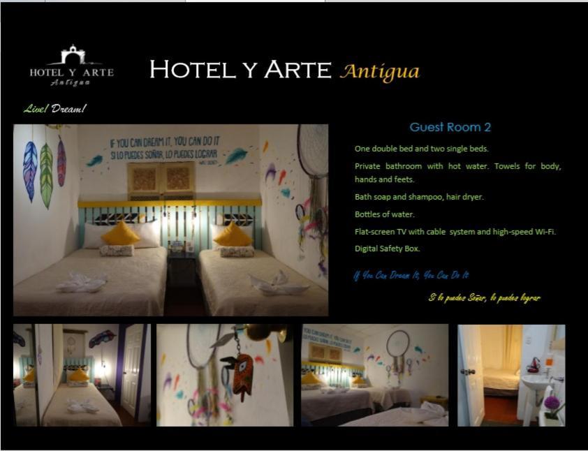 Hotel Y Arte Norte Антигуа-Гватемала Экстерьер фото
