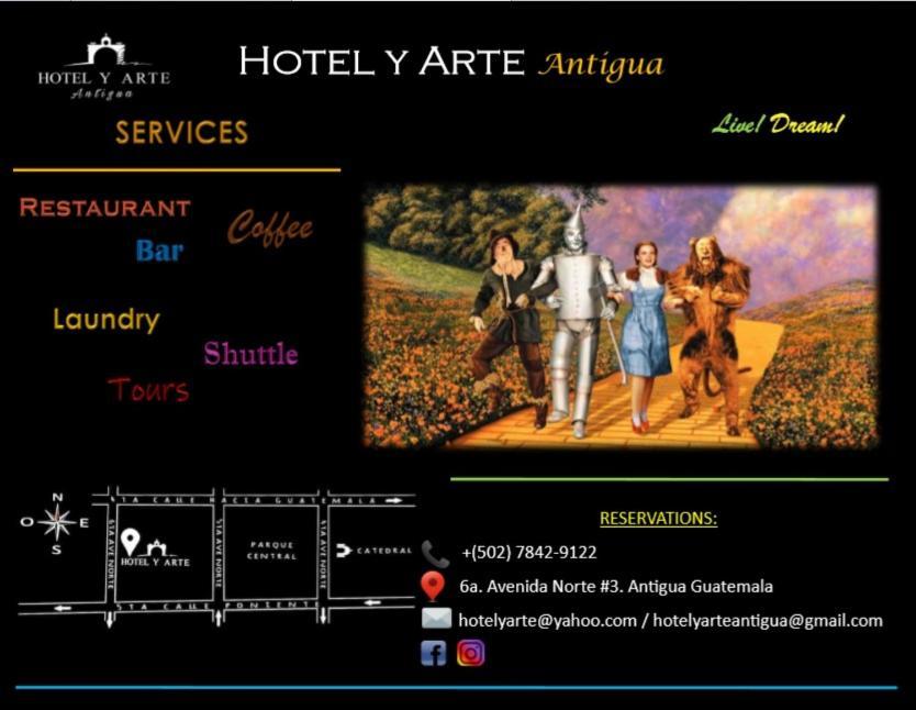 Hotel Y Arte Norte Антигуа-Гватемала Экстерьер фото